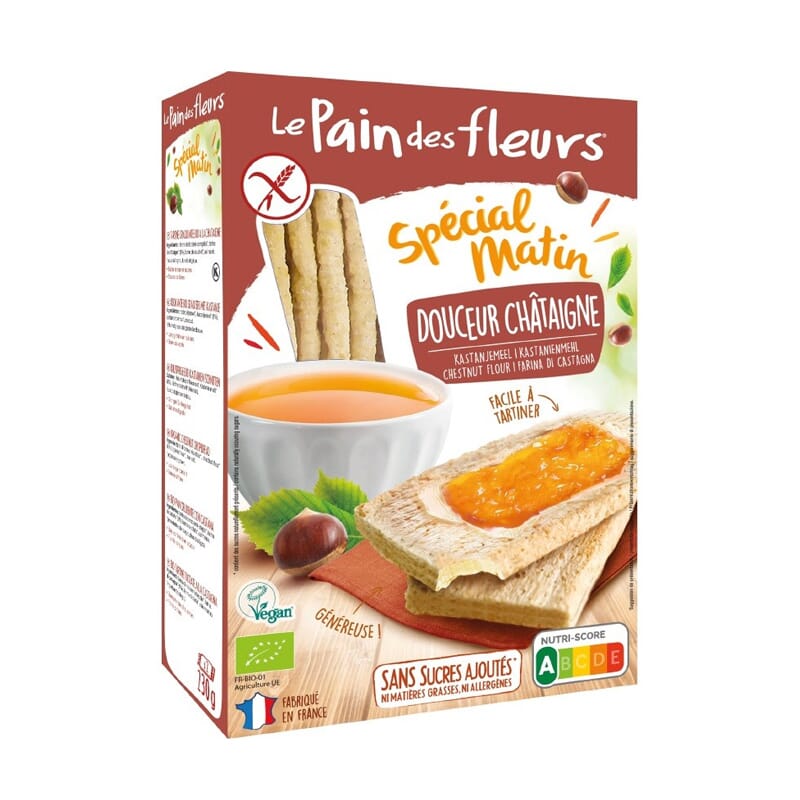 Pan Crujiente Bio Castaña Special Matin Sin Gluten 230g