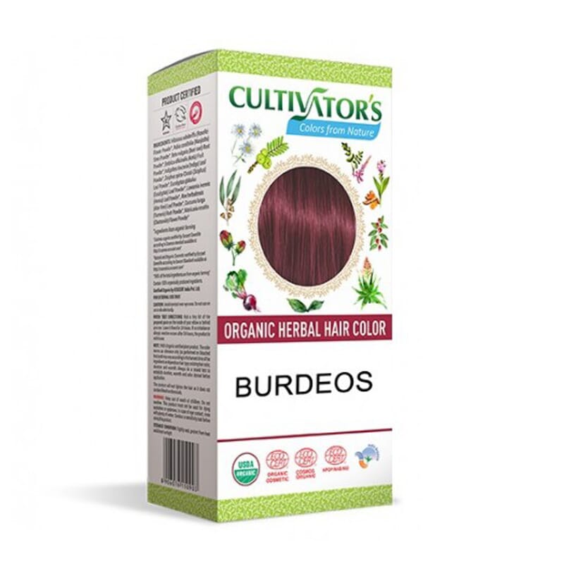 Organische Bordeaux Tinte