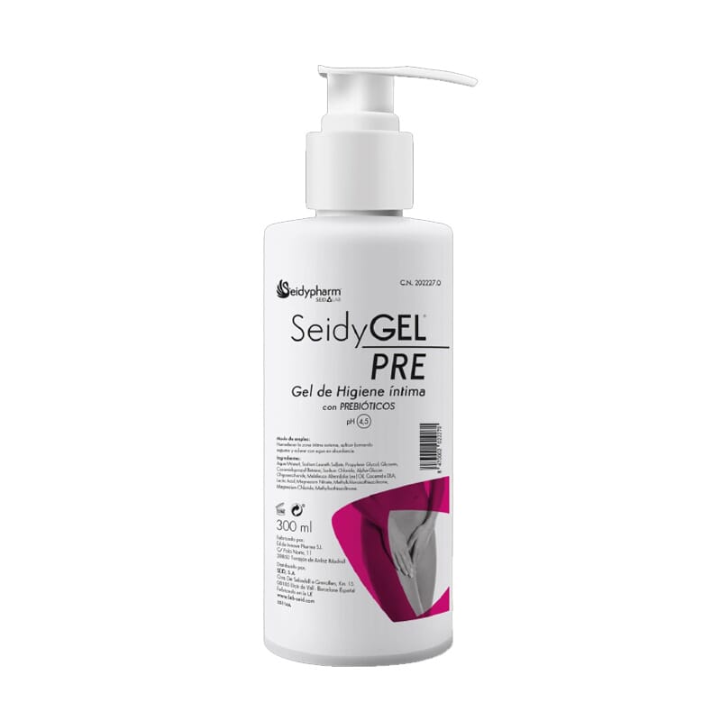 Seidygel  Pre Gel Higiene Íntima Con Preobióticos 300 ml