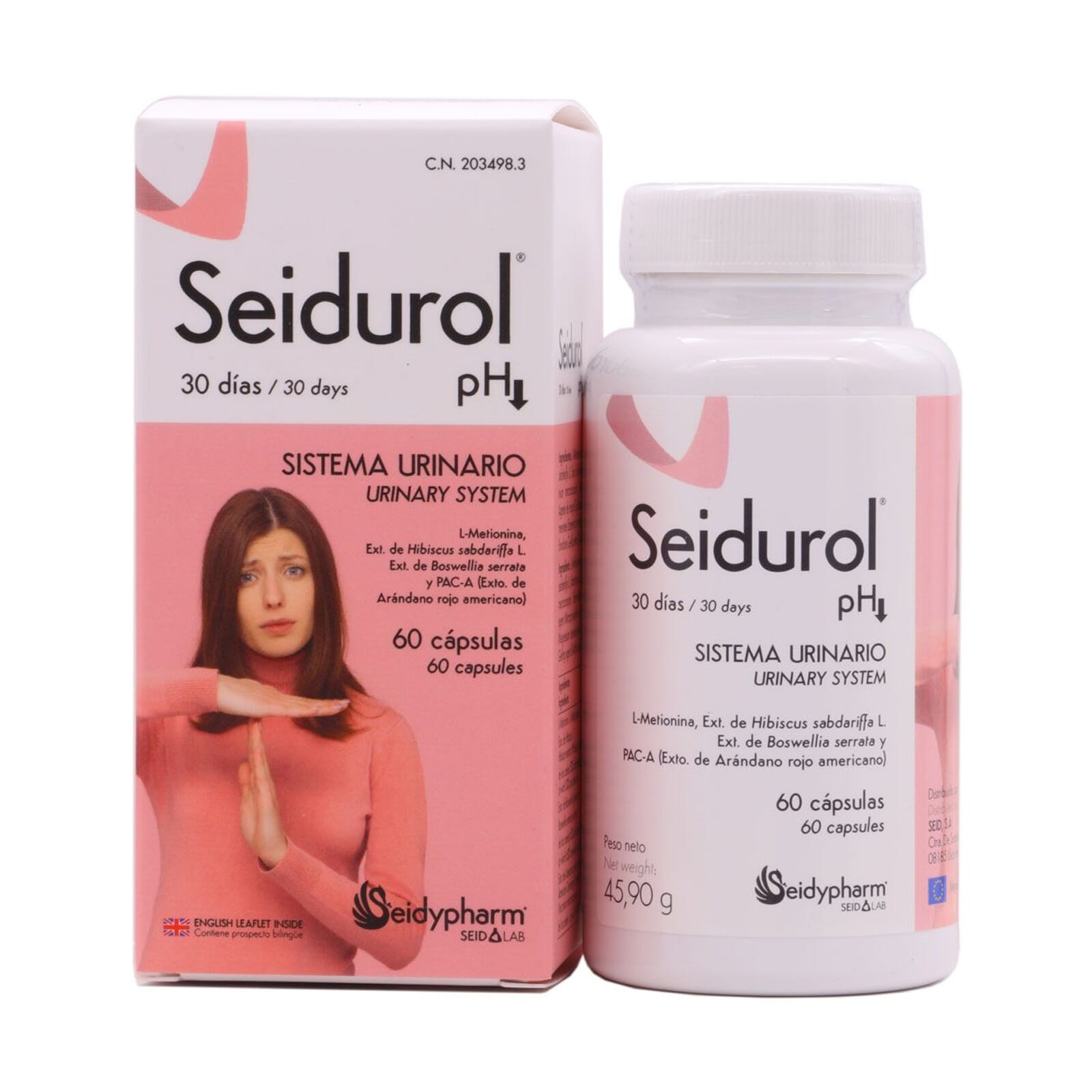 Seidurol PH Sistema Urinario 60 Caps