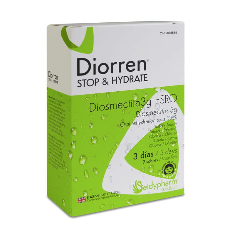 Diorren Stop Hydrate 8g 9 Sobres