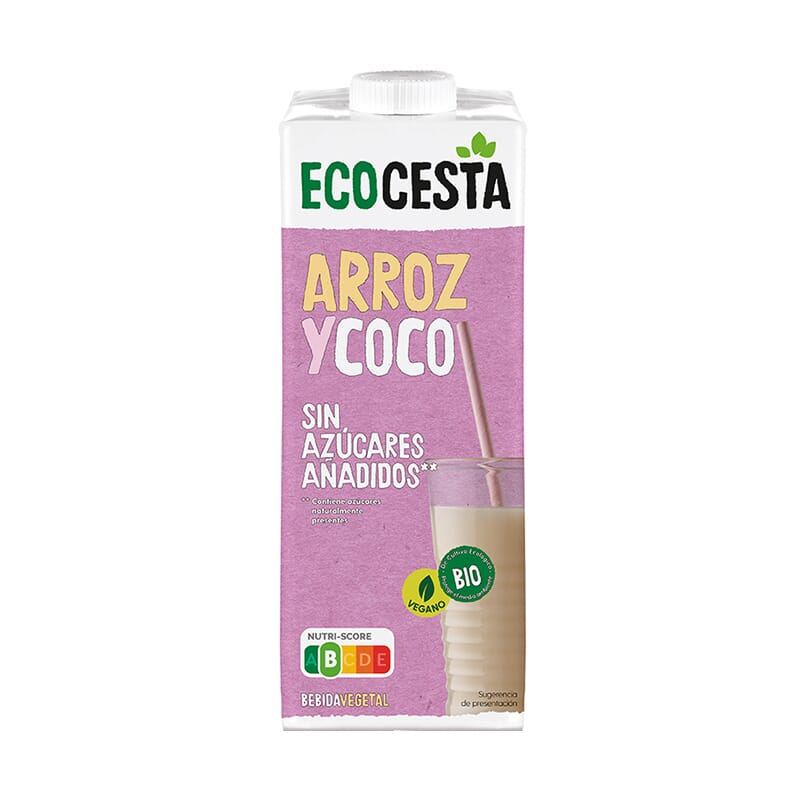 Bebida Vegetal De Arroz Y Coco Bio 1 L