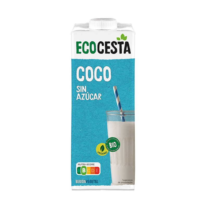 Bebida Vegetal De Coco Sin Azúcar Bio 1 L