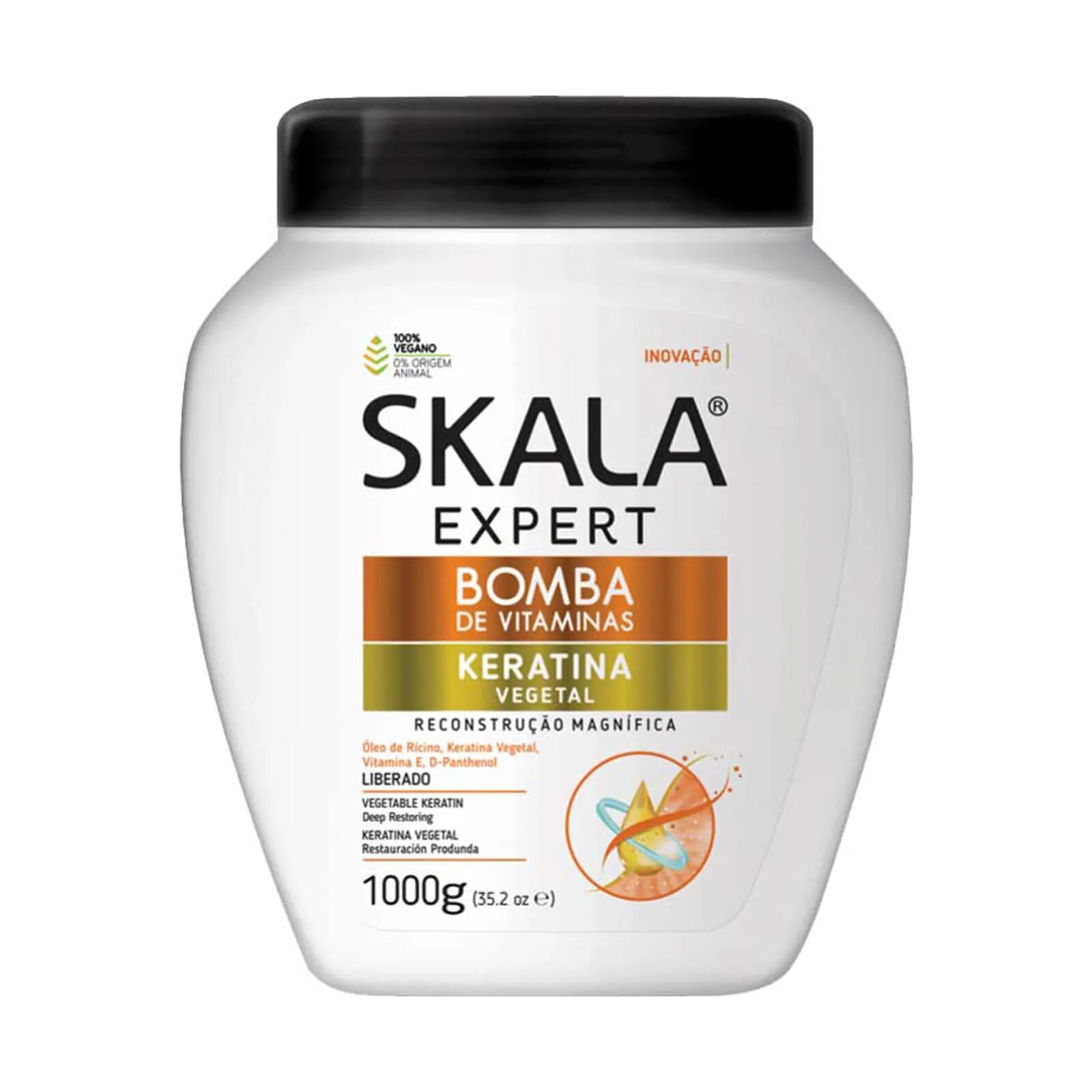 Crema Acondicionadora Bomba De Vitaminas Keratina 1000 ml