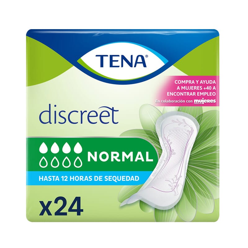 Discreet Compresa Incontinencia Normal 24 Uds