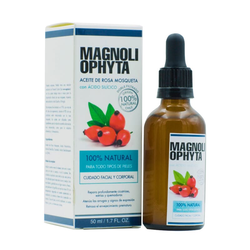 Aceite De Rosa Mosqueta Con Ácido Silícico Gotero 50 ml