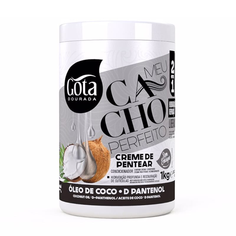 Meu Cacho Perfeito Huile De Noix De Coco Crème Coiffante 1000g