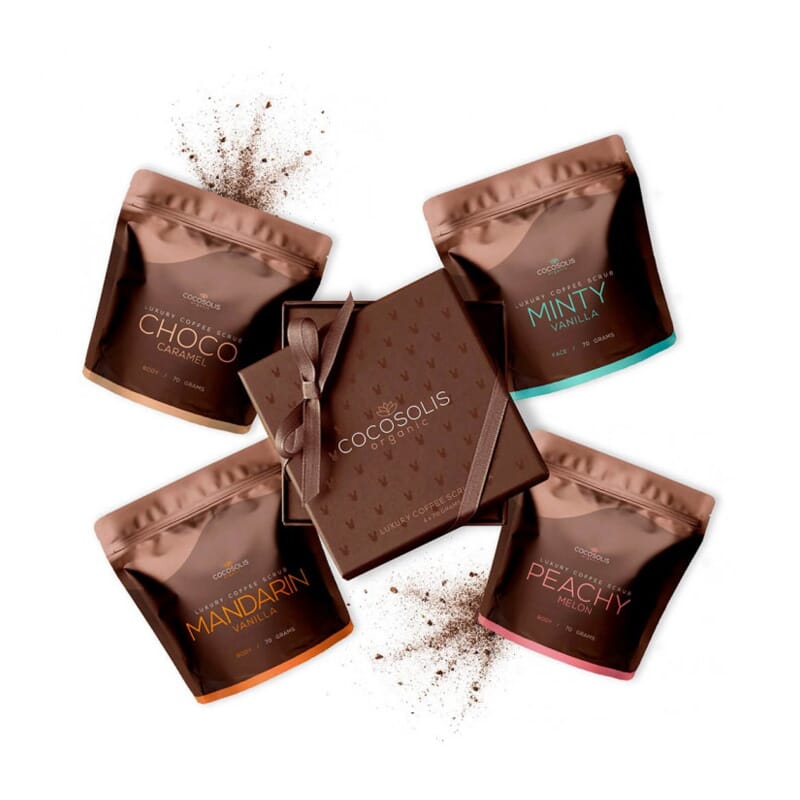 Luxury Coffee Scrub Box Lote 4 Uds