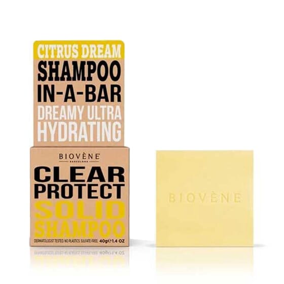 Citrus Dream Clear Protect Solid Shampoo Bar 40g de Biovene