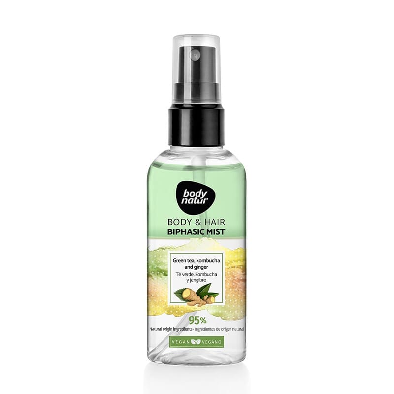 Body & Hair Biphasic Mist Té Verde, Kombucha Y Jengibre 100 ml