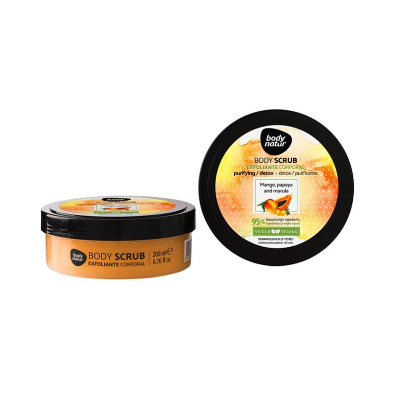 Body Scrub Esfoliante Corporal Manga, Papaia E Marula 200 ml