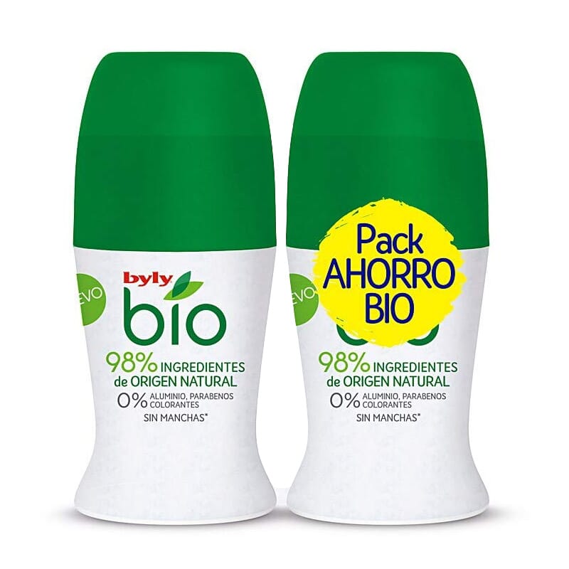 Bio Natural 0% Control Deo Roll-On Lote 50 ml 2 Uds