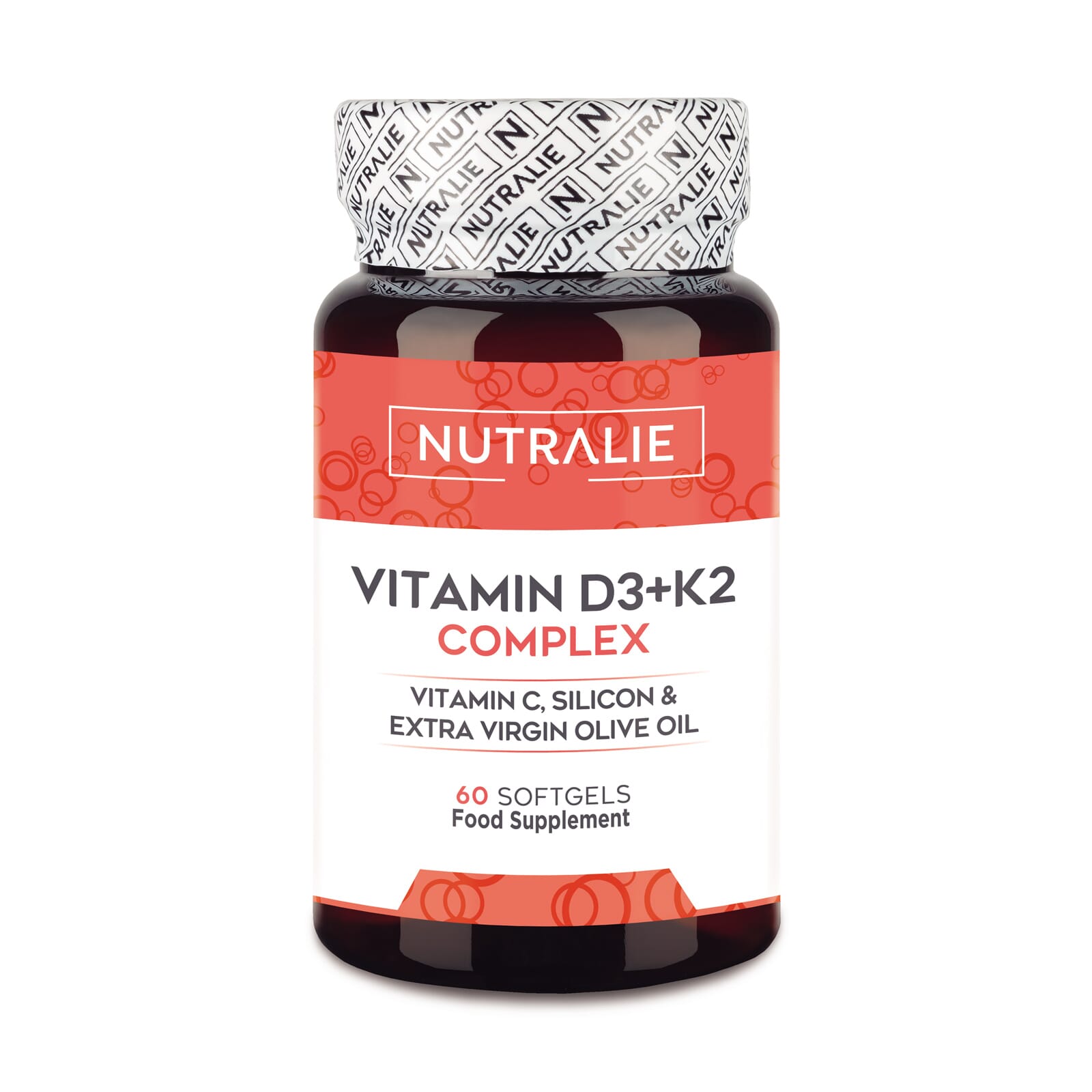 Vitamina D3 + K2 Complex 10000 UI + Vit C 60 Caps