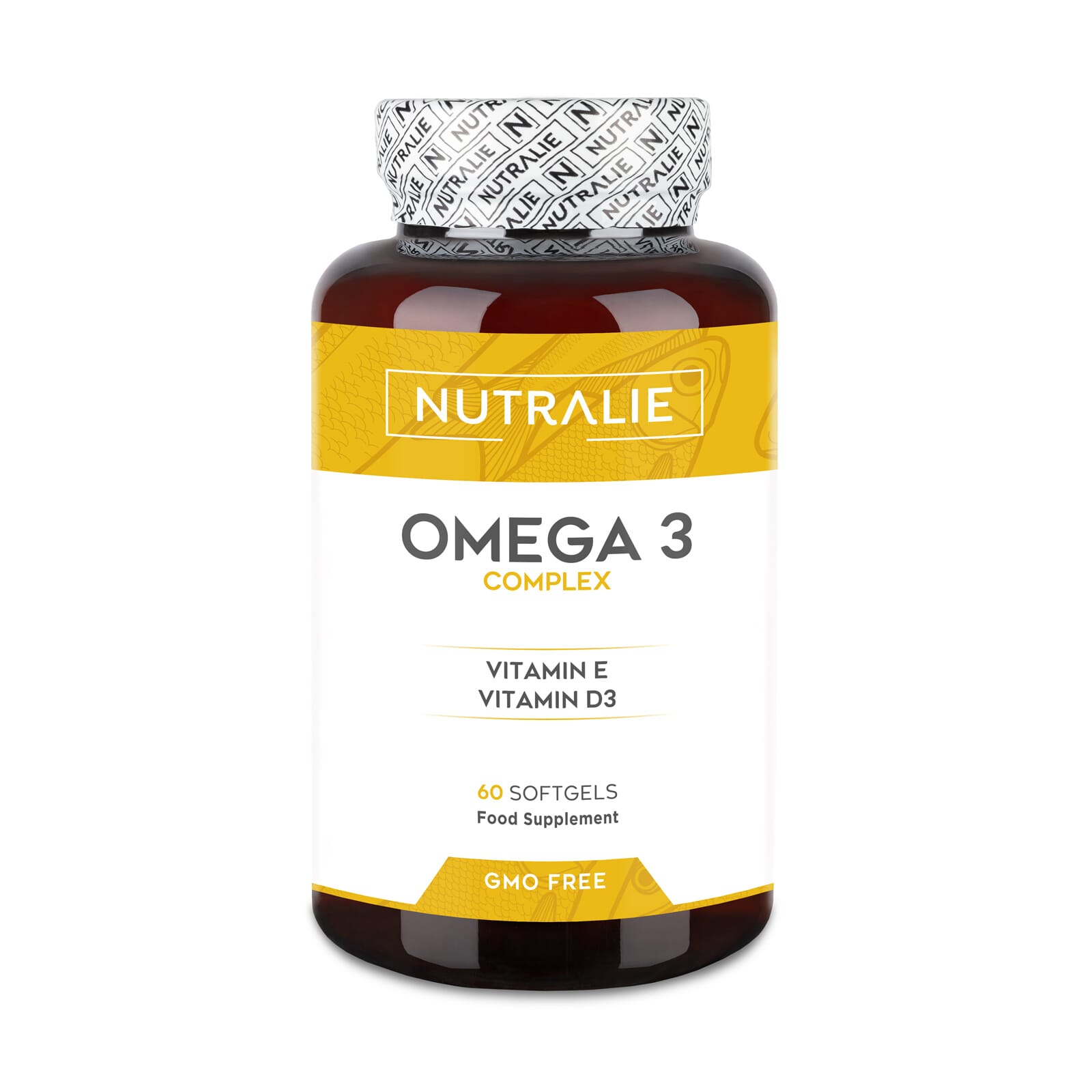 Omega 3 Complex 2000mg + E + B3 EPA DHA  60 Softgels