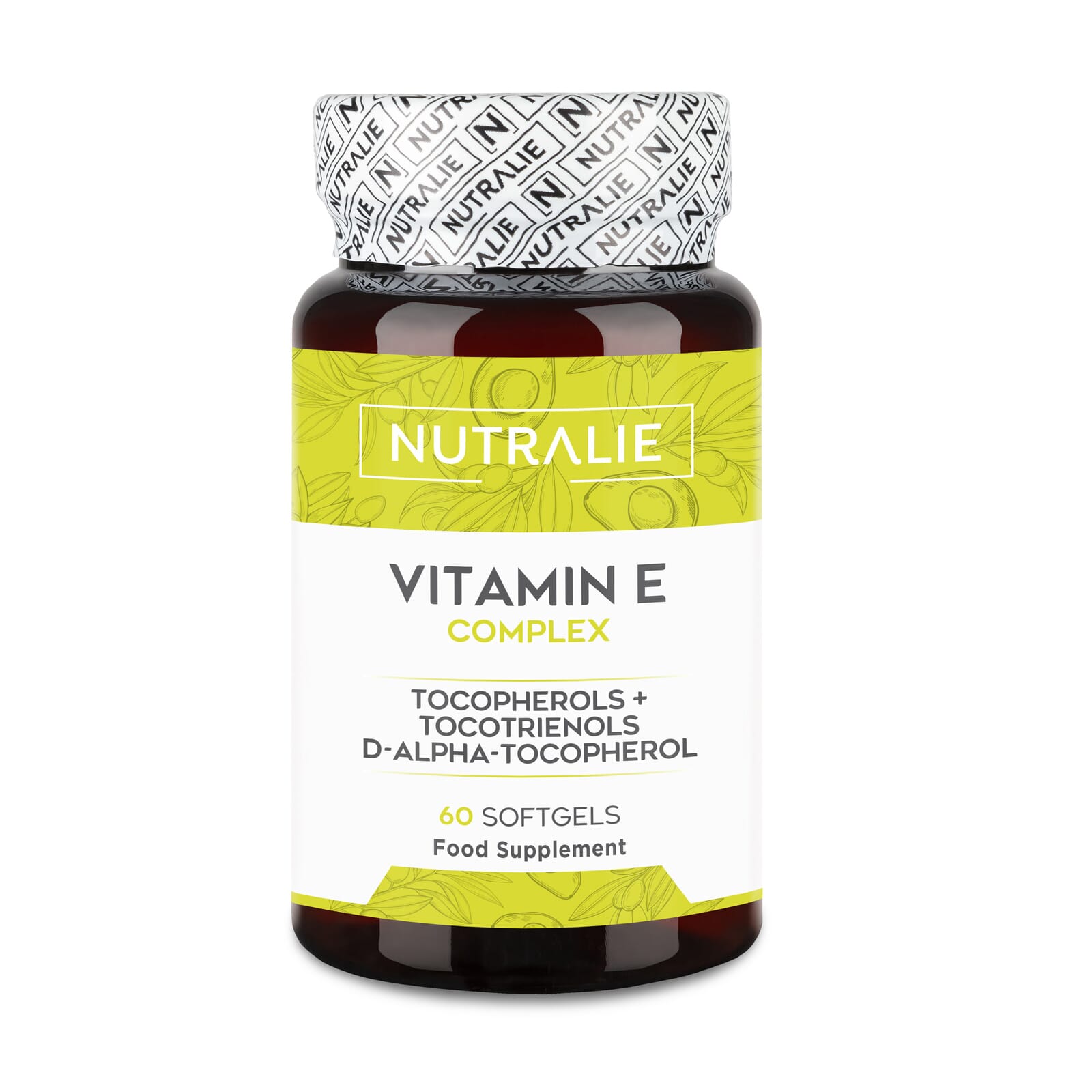 Vitamina E Complex Tocoferoles Tocotrienoles 60 Softgels