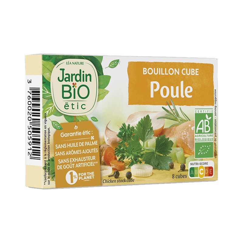 Cubitos De Pollo Sin Aceite De Palma Bio 10g 8 Uds