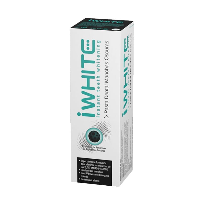 Iwhite Pasta Dental Manchas Oscuras Blanqueador 75 ml