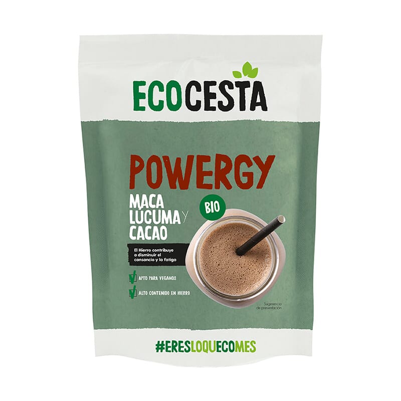 Powergy Maca Algarroba y Cacao Bio 175g