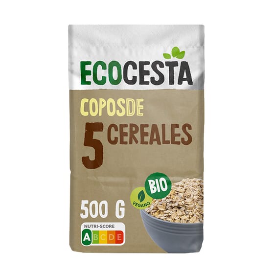 Flocos De 5 Cereais Bio 500g da Ecocesta