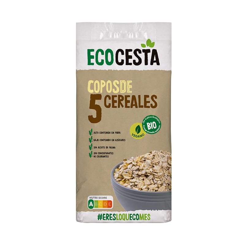 Copos De 5 Cereales Bio 500g