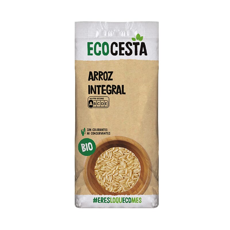 Arroz integral redondo 1kg ECO