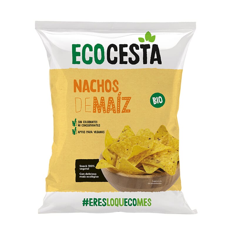 Nachos De Maíz Naturales Bio 125g