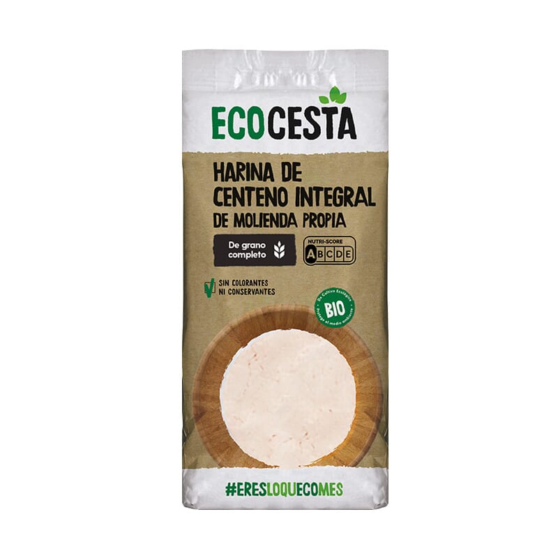 Harina De Centeno Integral De Molienda Propia Bio 600g