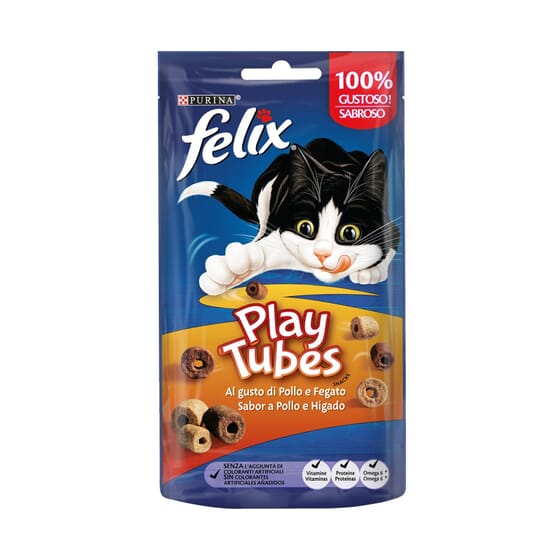 Play Tubes Snack Huhn und Leber 50g von Felix