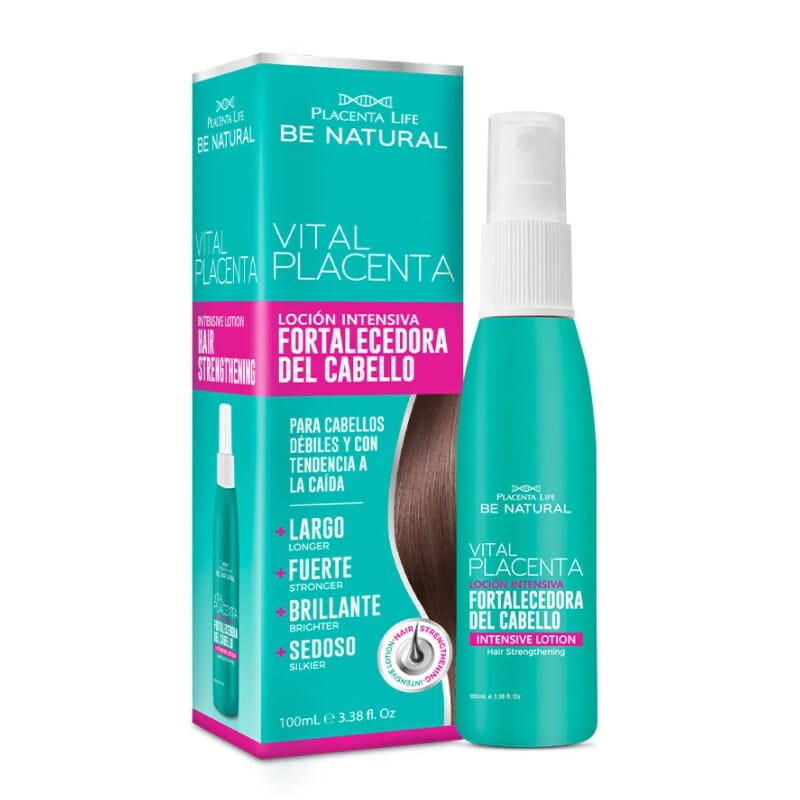 Vital Placenta Loción Intensiva Fortalecedora Del Cabello 100 ml