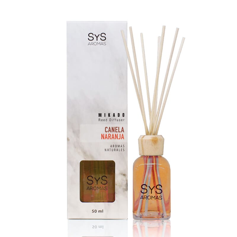 Flacon Désodorisant Mikado Cannelle Orange 50 ml