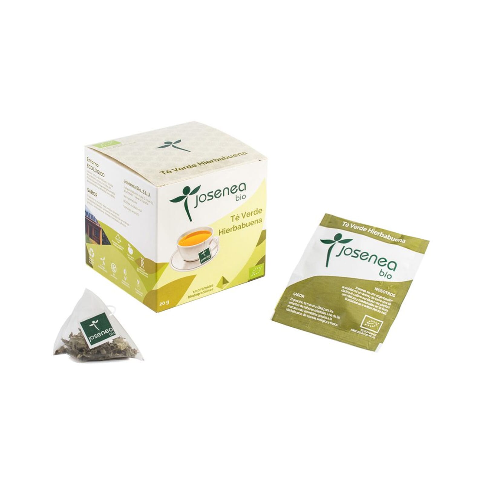 Te Verde Con Hierbabuena Bio Sobres 10 Uds