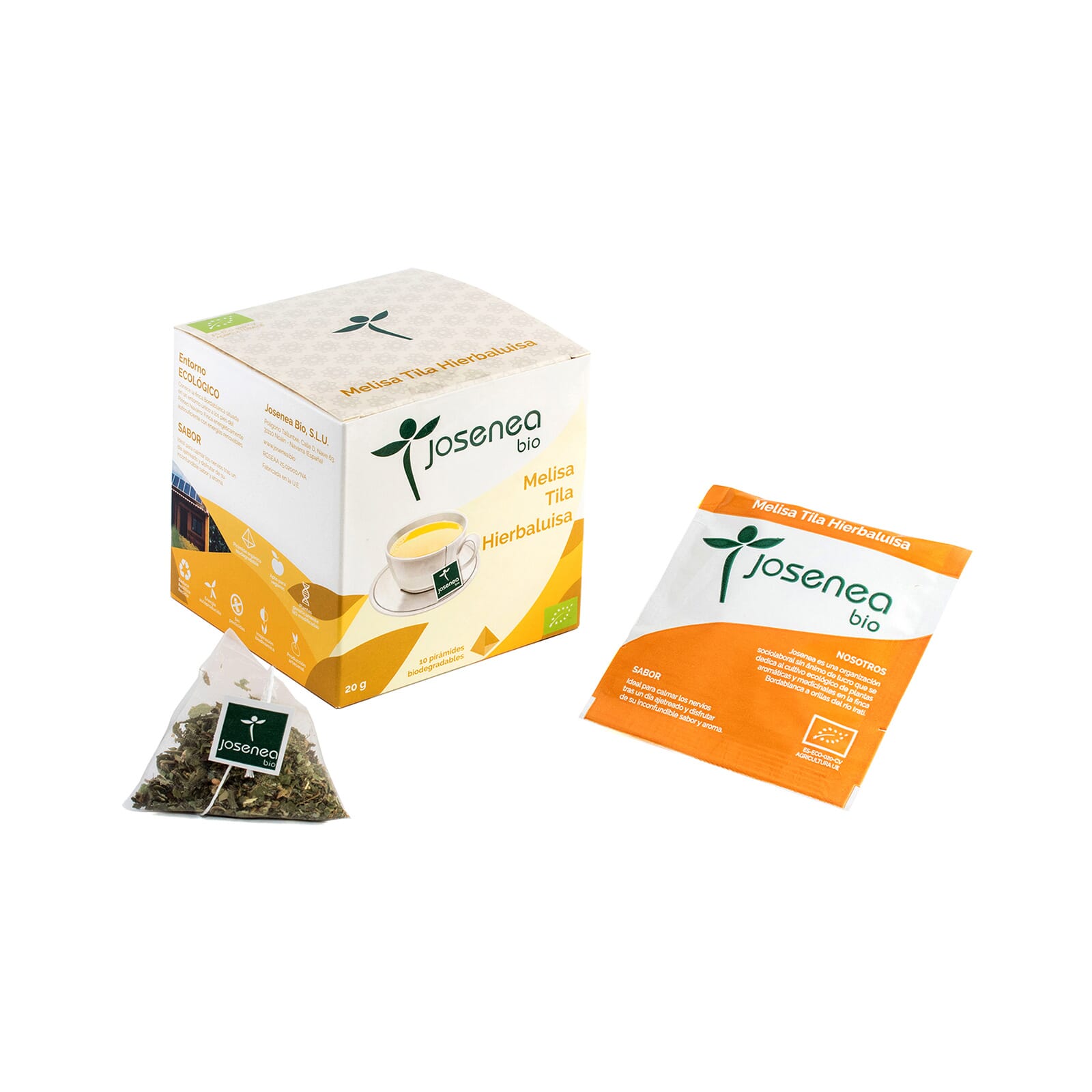 Melisse-Lindenblüte-Zitronen-Eisenkraut Bio 10 St