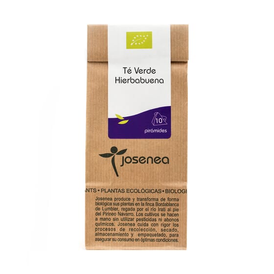 Tè Verde con Mentastro Verde Bio 10 Unità di Josenea Bio