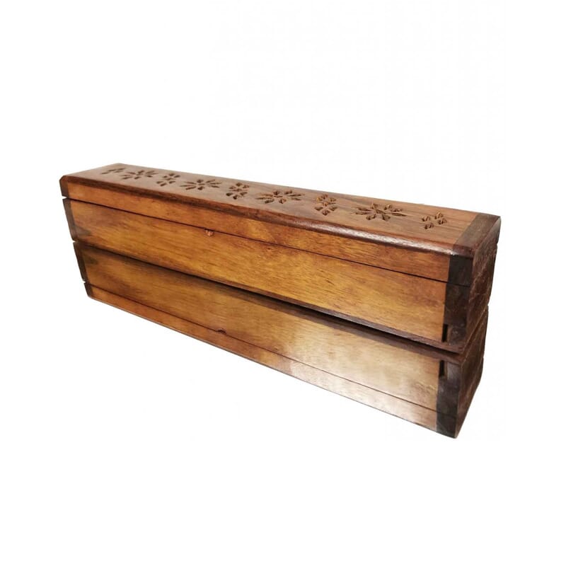 Räuchergefäß Holztruhe