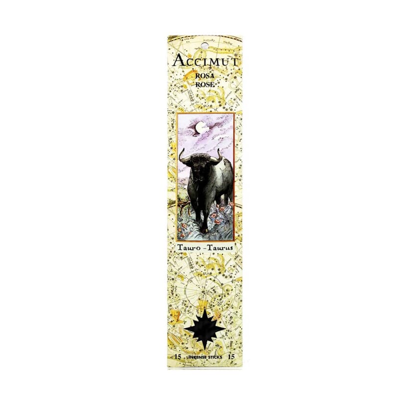 Incienso Stick Accimut Tauro Rosa 15 Uds