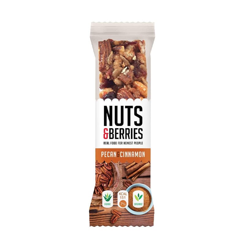 Barrita De Frutos Secos Nueces Y Canela 30g