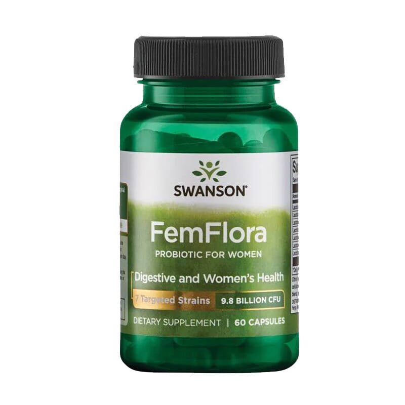 Femflora Probiotika für Frauen 9,8 Billionen CFU 60 Caps