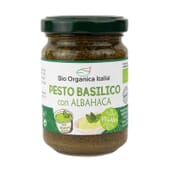 Pesto Basilico Vegano Com Manjericão Bio Orgânico 140g da Bio Orgánica Italia