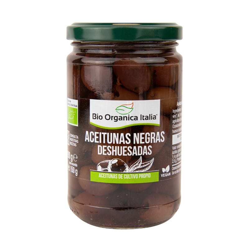 Aceituna Negra Deshuesada Bio Orgánica 280g