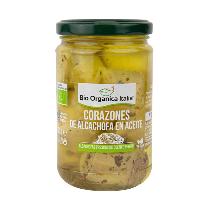 Corazones De Alcachofas En Aceite Bio Orgánica 280g