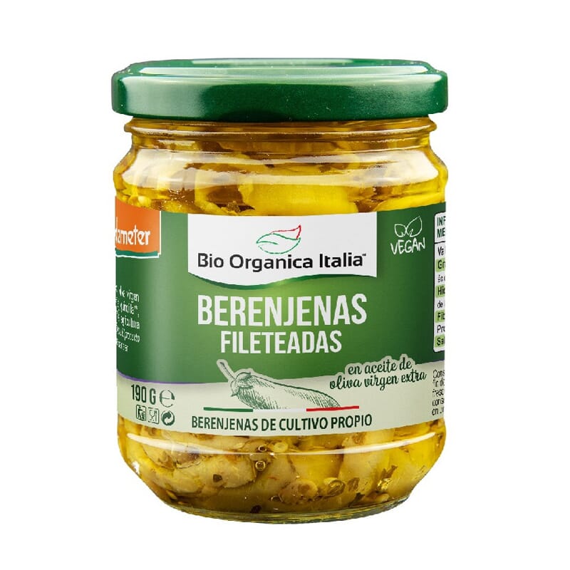 Berenjenas En Aceite Bio Orgánica 190g