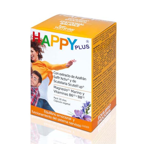 Happy Plus fördert das emotionale Gleichgewicht. 60 VCaps von Vaminter
