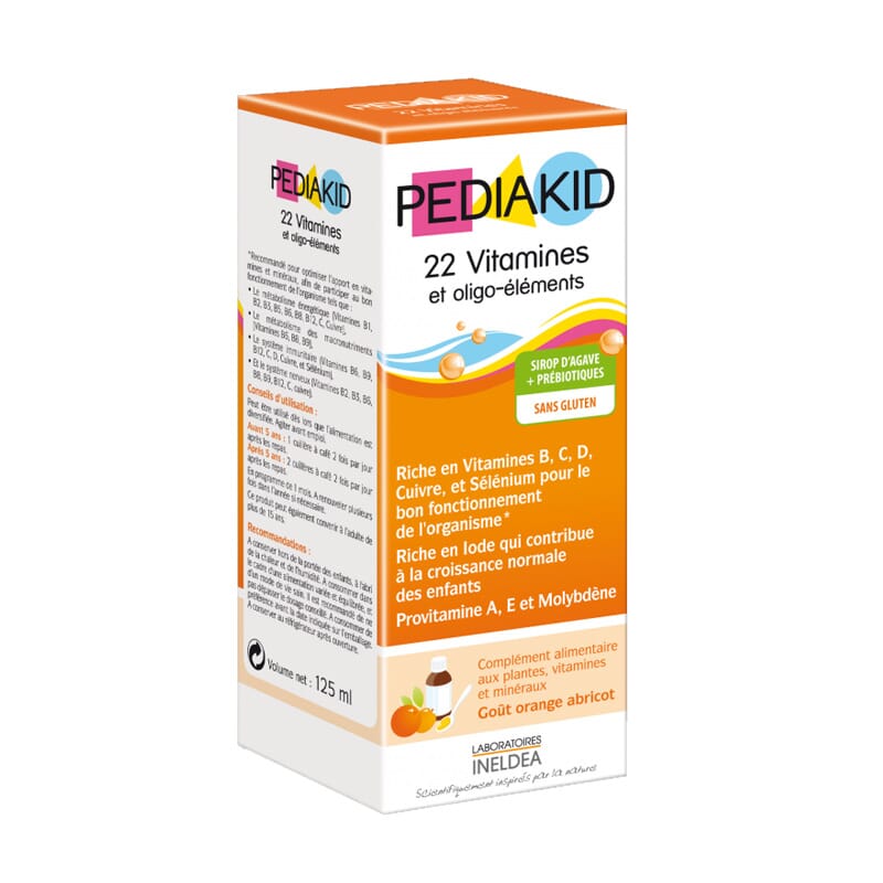 Pediakid 22 Vitaminas Y Oligoelementos 125 ml