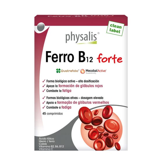 Ferro B12 Forte 45 Tabs de Physalis