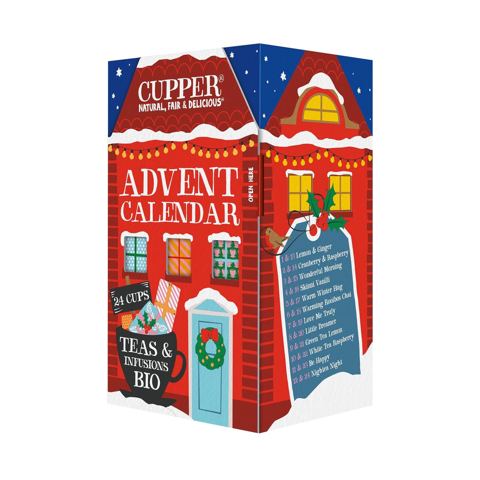 Calendario De Adviento Bio 24 Sobres