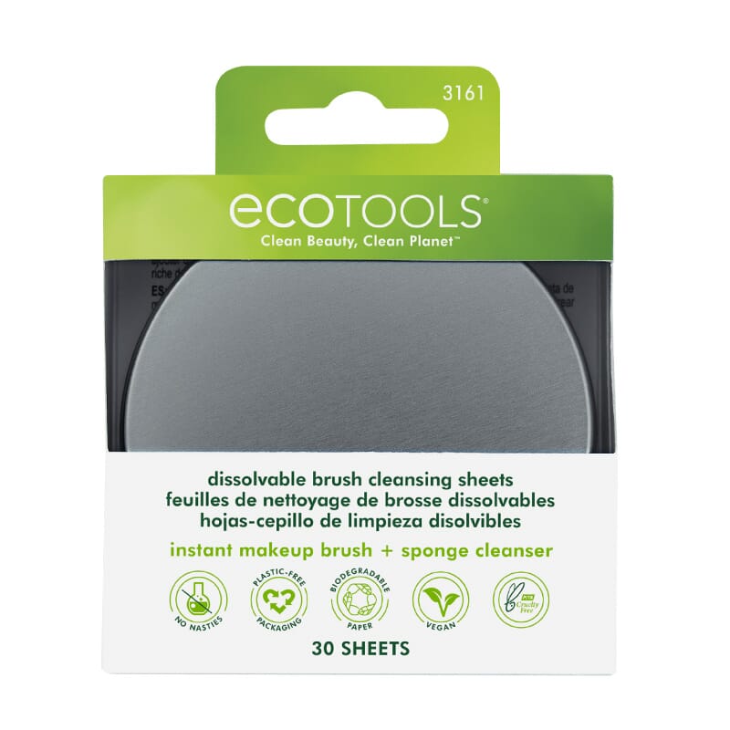 Dissolvable Brush Cleansing Sheets 30 Uds