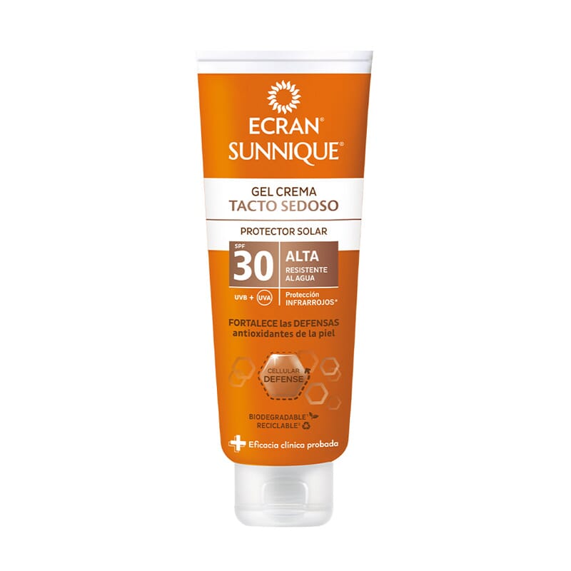 Ecran Sunnique Gel Crema Tacto Seda Spf30 250 ml