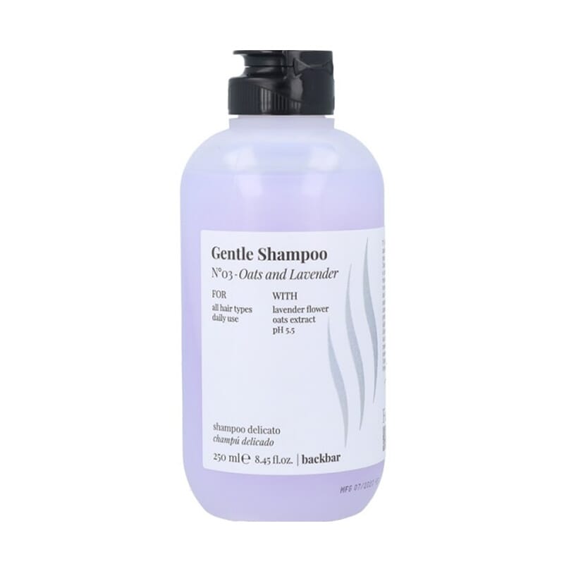 Back Bar Gentle Shampoo Nº03-Oats&Lavender 250 ml