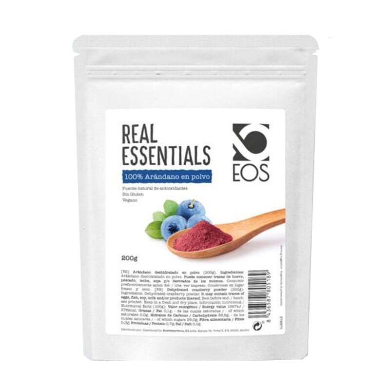 Real Essentials 100% Bosbessen Poeder 200g
