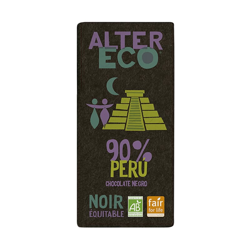 Chocolate Negro Peru 90% Bio 100g